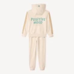 Ensemble jogging molleton chiné pour garçon