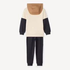 Ensemble jogging molleton effet color block pour garçon