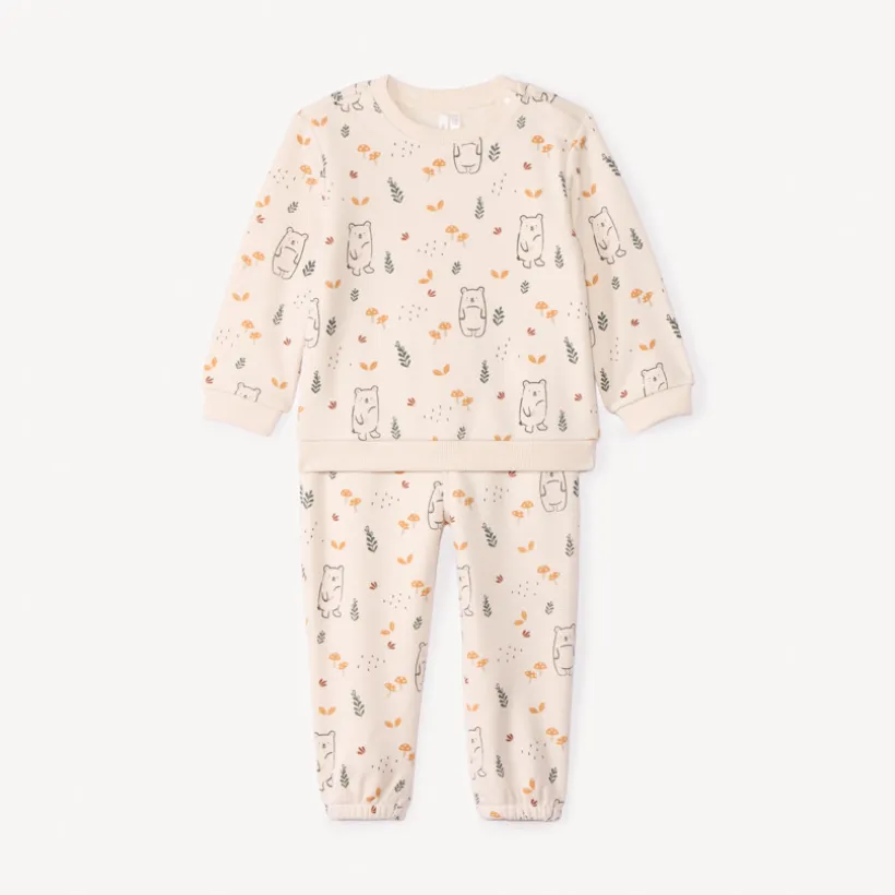 Ensemble jogging molleton imprimé pour bébé garçon