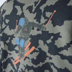 Ensemble jogging molleton motif ski pour garçon