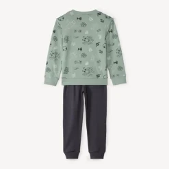 Ensemble jogging molleton à sweat imprimé pour garçon