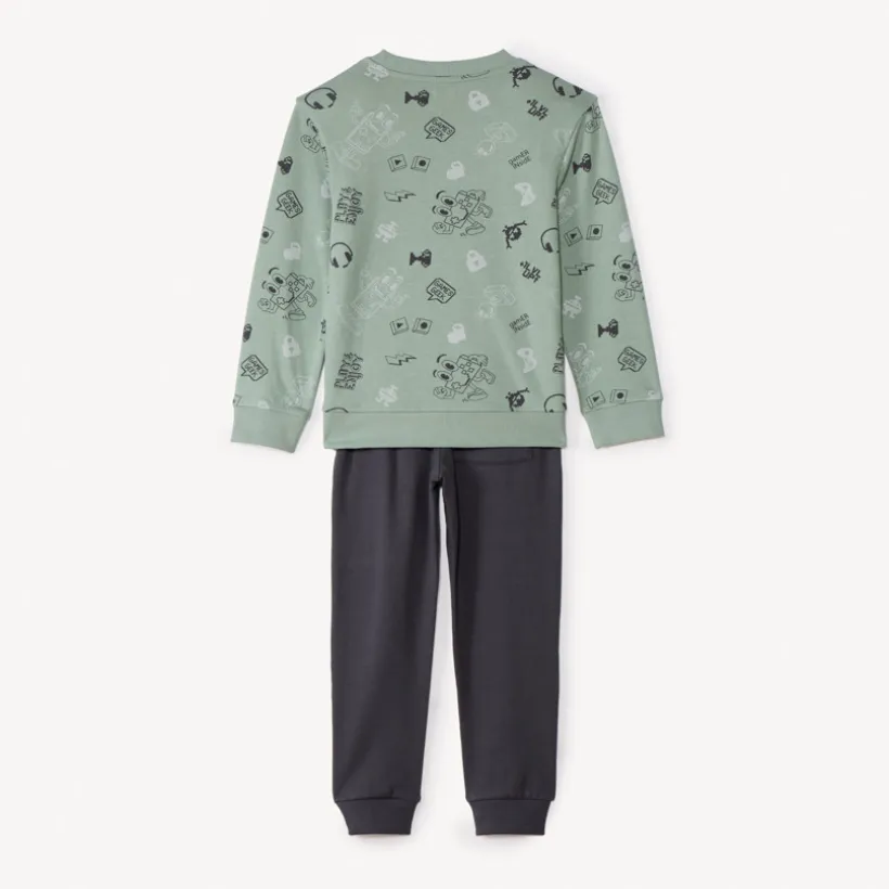 Ensemble jogging molleton à sweat imprimé pour garçon