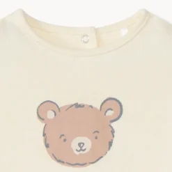 Ensemble jogging ourson en nid d'abeille pour bébé