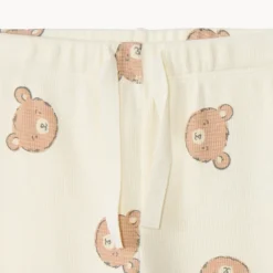 Ensemble jogging ourson en nid d'abeille pour bébé