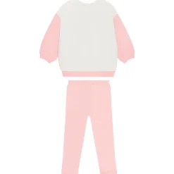 Ensemble jogging oversize effet color block pour bébé fille