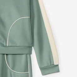 Ensemble jogging uni avec capuche pour fille