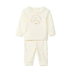 Ensemble jogging évolutif en contrecollé pour bébé fille