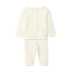 Ensemble jogging évolutif en contrecollé pour bébé fille
