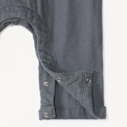 Ensemble long 2 pièces avec salopette pour bébé garçon