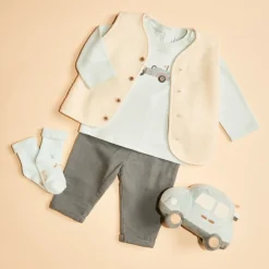 Ensemble long 3 pièces pour bébé garçon