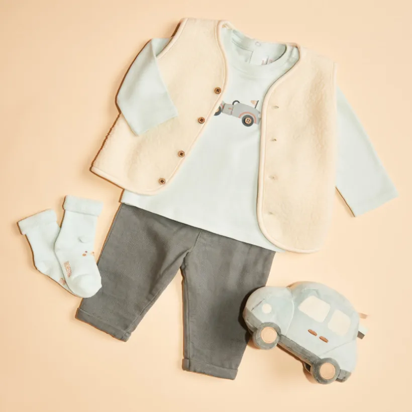 Ensemble long 3 pièces pour bébé garçon