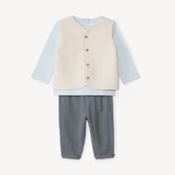 Ensemble long 3 pièces pour bébé garçon