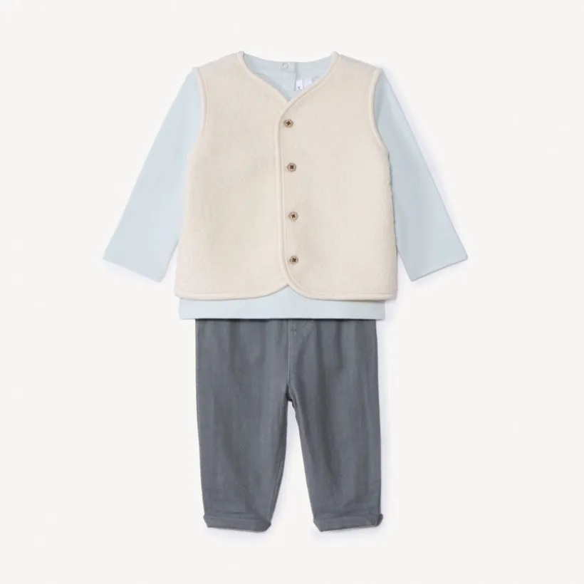 Ensemble long 3 pièces pour bébé garçon