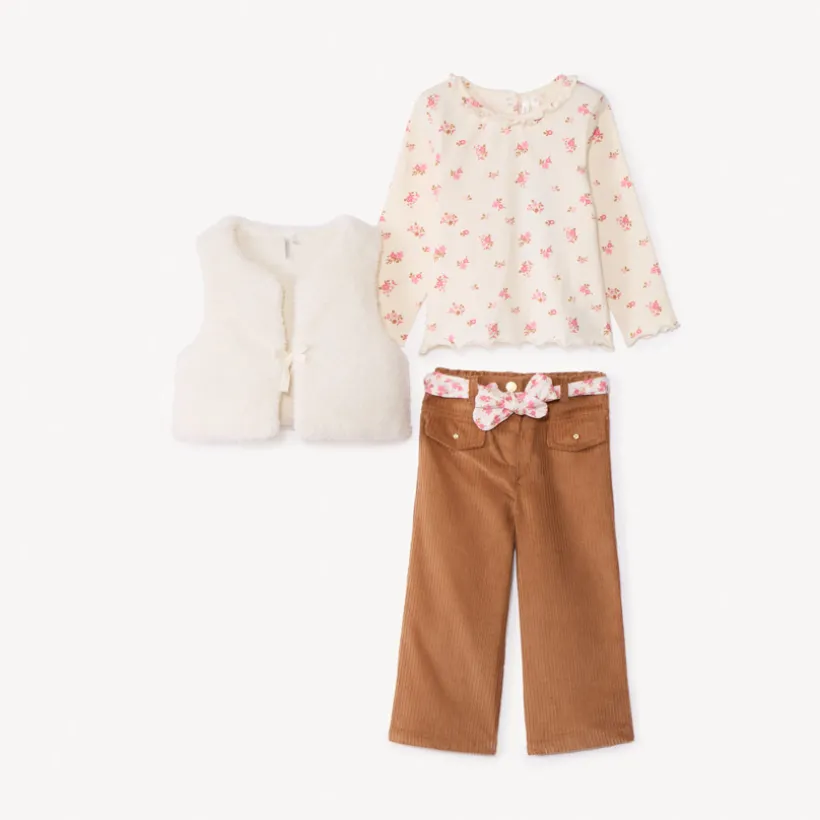 Ensemble long 3 pièces pour fille
