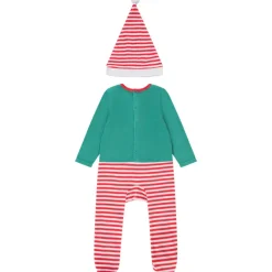 Ensemble ludique lutin de Noël dors-bien + bonnet pour bébé