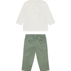 Ensemble pantalon + t-shirt manches longues fantaisie pour bébé garçon