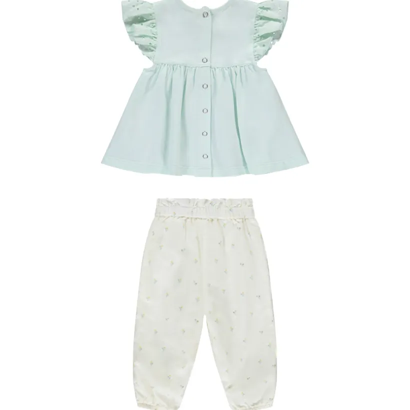 Ensemble pantalon + tunique fantaisie pour bébé fille