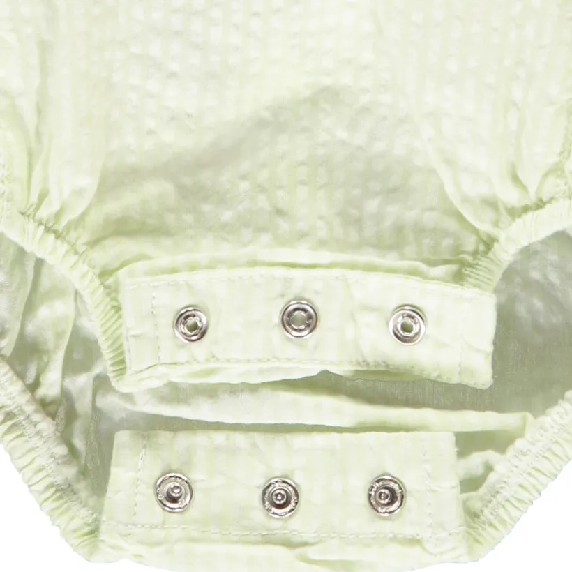 Ensemble 2 pièces avec barboteuse rayée pour bébé fille