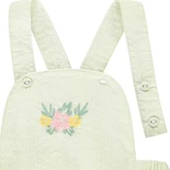 Ensemble 2 pièces avec barboteuse rayée pour bébé fille