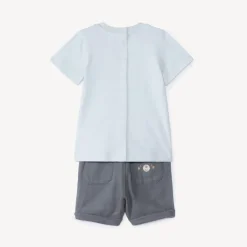 Ensemble 2 pièces avec bermuda pour bébé garçon