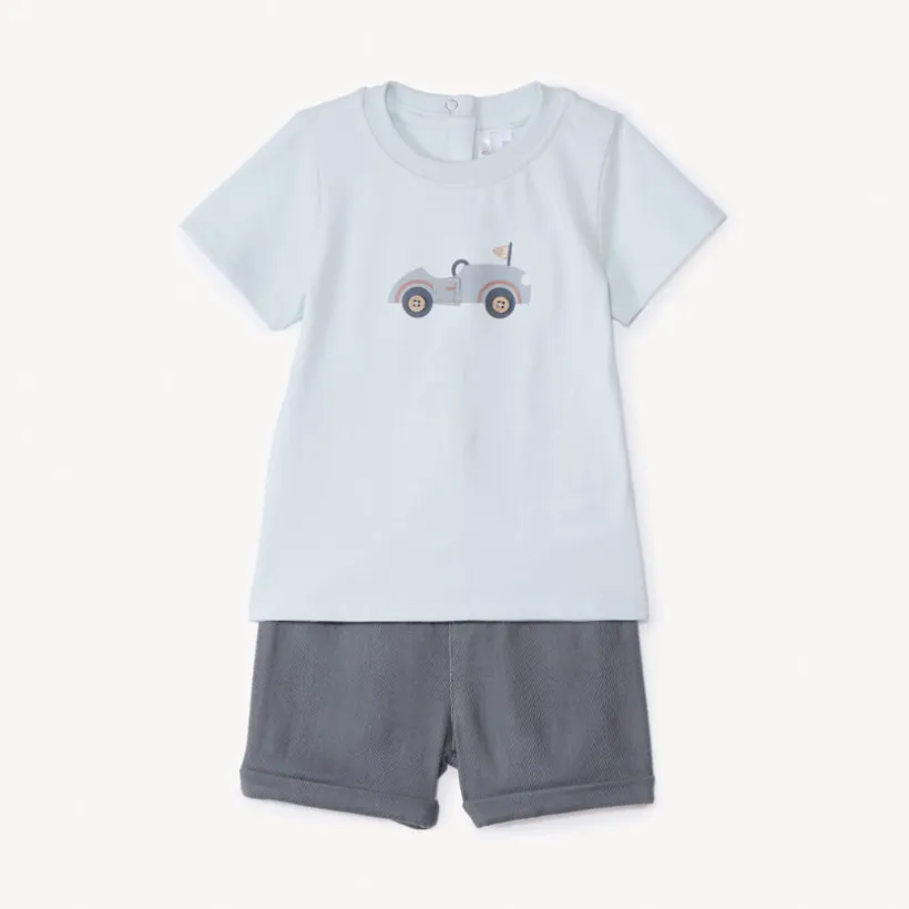 Ensemble 2 pièces avec bermuda pour bébé garçon