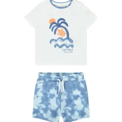 Ensemble 2 pièces avec bermuda tie & dye pour bébé garçon