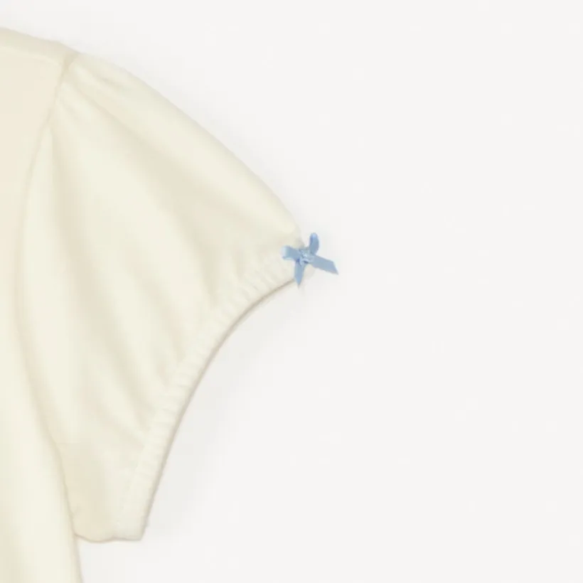 Ensemble 2 pièces avec bloomer en broderie anglaise pour bébé fille