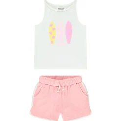 Ensemble 2 pièces avec débardeur printé surf pour fille