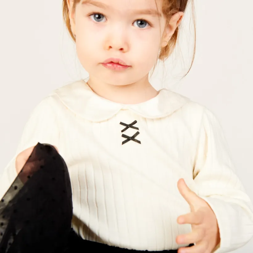 Ensemble 2 pièces avec jupe en tulle pour bébé fille