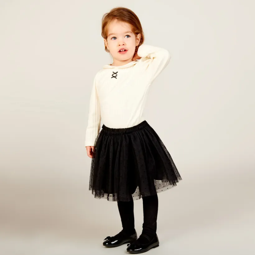 Ensemble 2 pièces avec jupe en tulle pour bébé fille