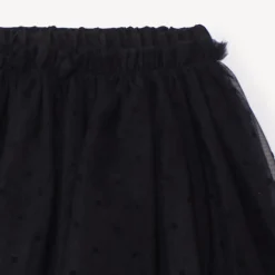 Ensemble 2 pièces avec jupe en tulle plumetis pour bébé fille