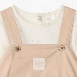 Ensemble 2 pièces avec salopette pour bébé garçon
