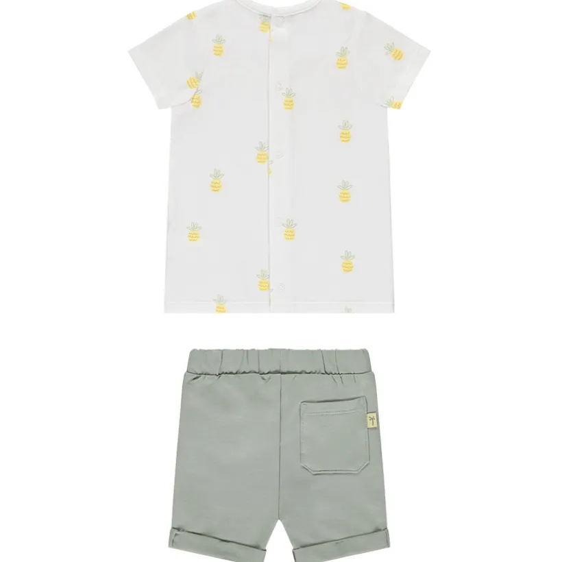 Ensemble 2 pièces avec t-shirt imprimé ananas pour bébé garçon