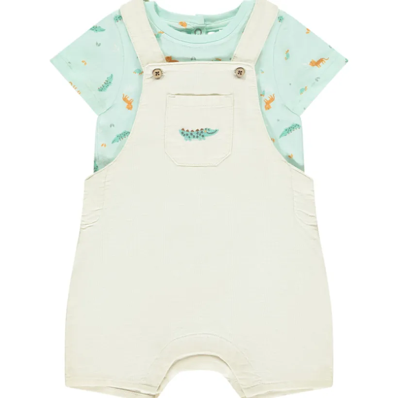 Ensemble 2 pièces avec t-shirt imprimé animaux pour bébé garçon
