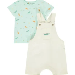 Ensemble 2 pièces avec t-shirt imprimé animaux pour bébé garçon