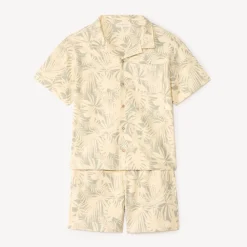 Ensemble 2 pièces chemise + bermuda style hawaïen pour garçon