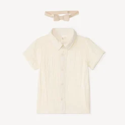 Ensemble 2 pièces chemise + salopette pour bébé garçon