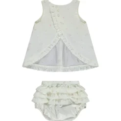 Ensemble 2 pièces débardeur + bloomer imprimés pour bébé fille