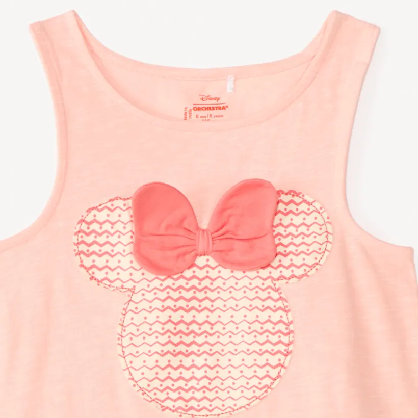 Ensemble 2 pièces débardeur + short en tricot à rayures pour fille