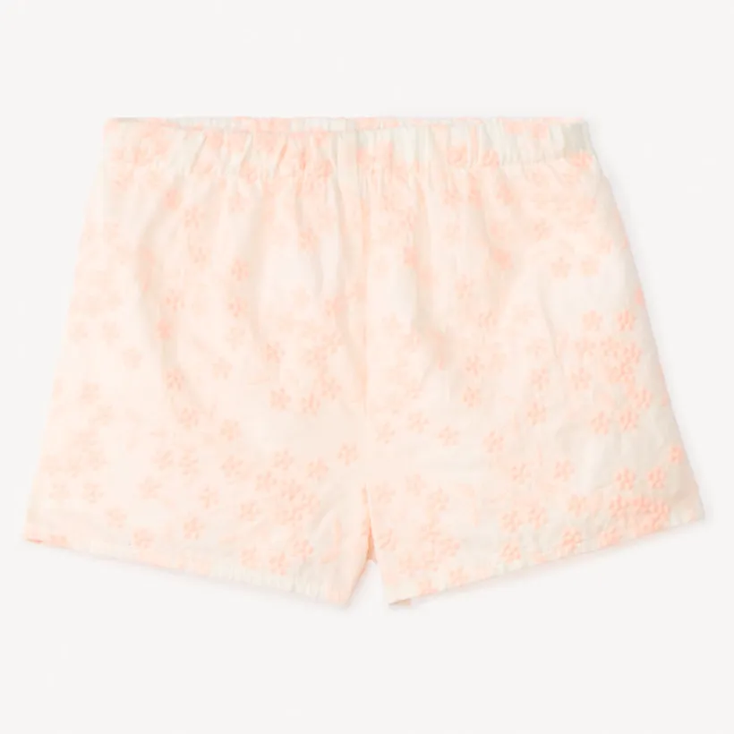 Ensemble 2 pièces débardeur + short en broderie anglaise pour bébé fille