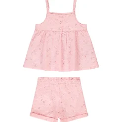 Ensemble 2 pièces en broderie anglaise pour bébé fille
