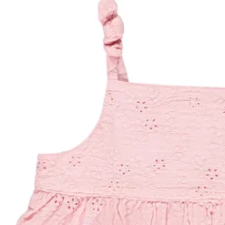 Ensemble 2 pièces en broderie anglaise pour bébé fille