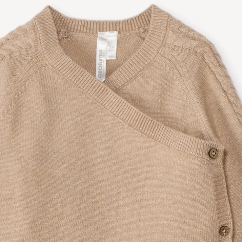 Ensemble 3 pièces en tricot pour bébé fille