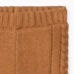 Ensemble 2 pièces en tricot torsadé uni pour bébé