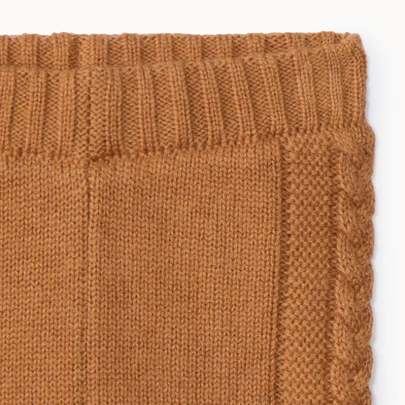 Ensemble 2 pièces en tricot torsadé uni pour bébé