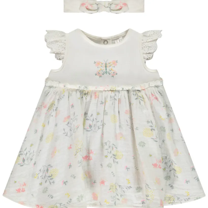 Ensemble 2 pièces imprimé floral pour bébé fille