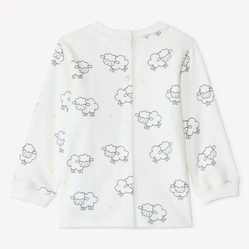 Ensemble 2 pièces motif moutons pour bébé garçon