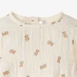 Ensemble 2 pièces motif oursons pour bébé fille