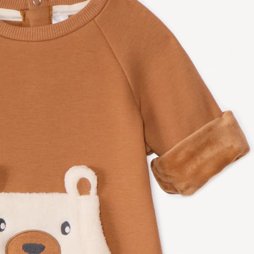 Ensemble 2 pièces motifs ourson pour bébé garçon