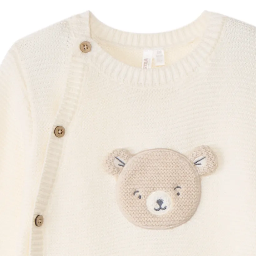 Ensemble 2 pièces Ourson en tricot pour bébé